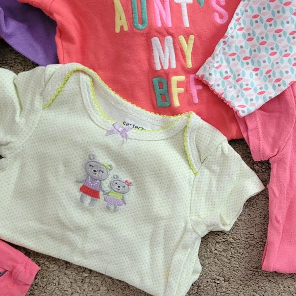 Carters girls 10-piece bundle 3-month - Picture 7 of 10